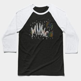 Musical note pattern Baseball T-Shirt